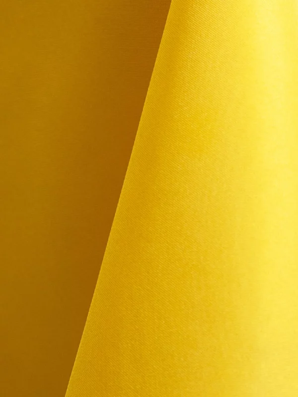 Lemon Polyester Solid Linen Rental by Collective Event Group