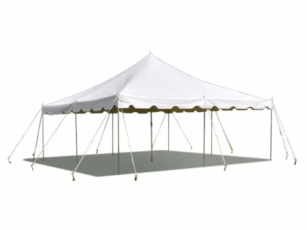 20' by 20' White Over the Counter Canopy Rental